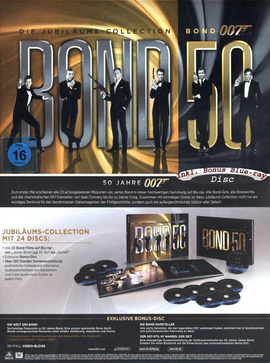 007 ジェームズボンド コレクション BOX 1962 2012 ＋ 特別編 007 ジェームズボンド コレクション BOX 1962 2012 ＋ 特別編